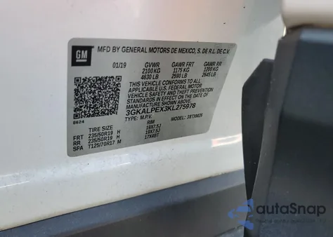 2019 GMC Terrain Slt from USA, damaged, VIN 3GKALPEX3KL275978